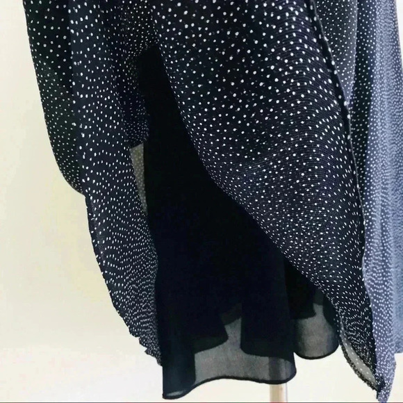 Vintage Liz Claiborne Polka Dot Midi Dress Retro - Picture 6 of 9